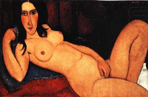 Reclining Nude with Loose Hair, Amedeo Modigliani